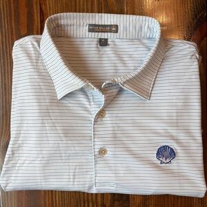 The Kittansett Club Golf Course Peter Millar Men's XL Extra Large Polo Shirt
